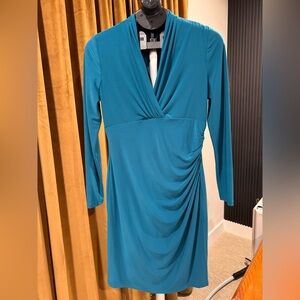 Ralph Lauren Teal Long Sleeve Dress